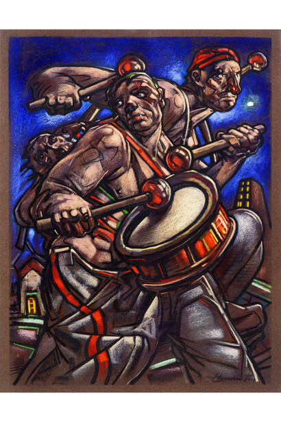 Pendere II, 2015 © Peter Howson, Courtesy of Flowers Gallery, London and New York