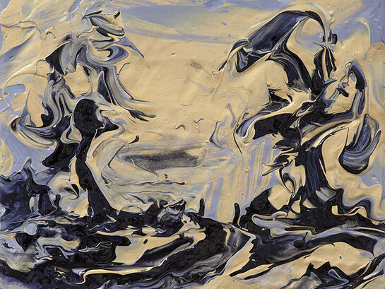 Geoff Uglow, Aestas Newton, 2014, oil on board, 26 x 31 cm