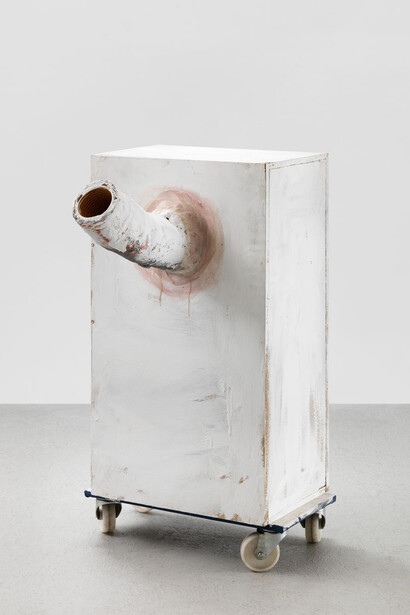 Dieter Roth and Franz West. Courtesy of Hauser & Wirth