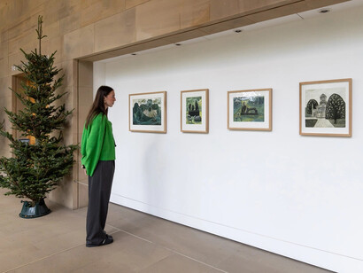 Sarah Kirby, A printmaker’s landscape, exhibition view. Courtesy of Yorkshire Sculpture Park