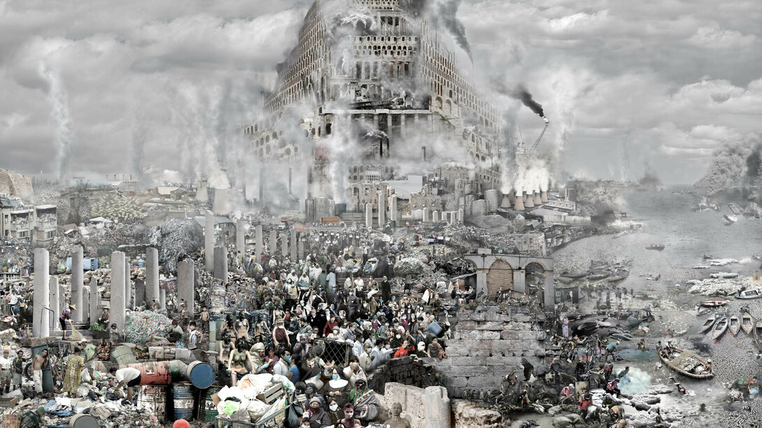 Du Zhenjun (b.1961), The Tower of Babel—Pollution, 2011, Silver print, 180 x 240 cm (70 7/8 x 94 1/2 in.), Edition of 6