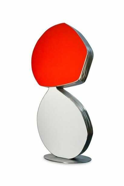 Brad Howe, Clouds, 2011, Stainless steel and polyurethane, 89 x 48 x 24 inches