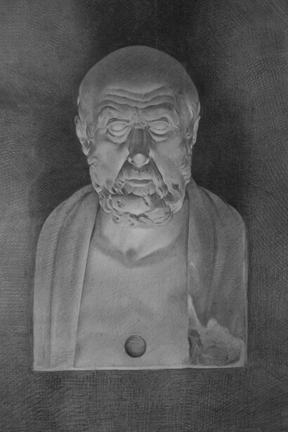 Pino Roveda. Copia di un gesso, 1942. Accademia di Brera