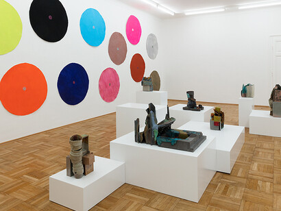 Polly Apfelbaum and Isa Melsheimer. Courtesy of Galerie nächst St. Stephan