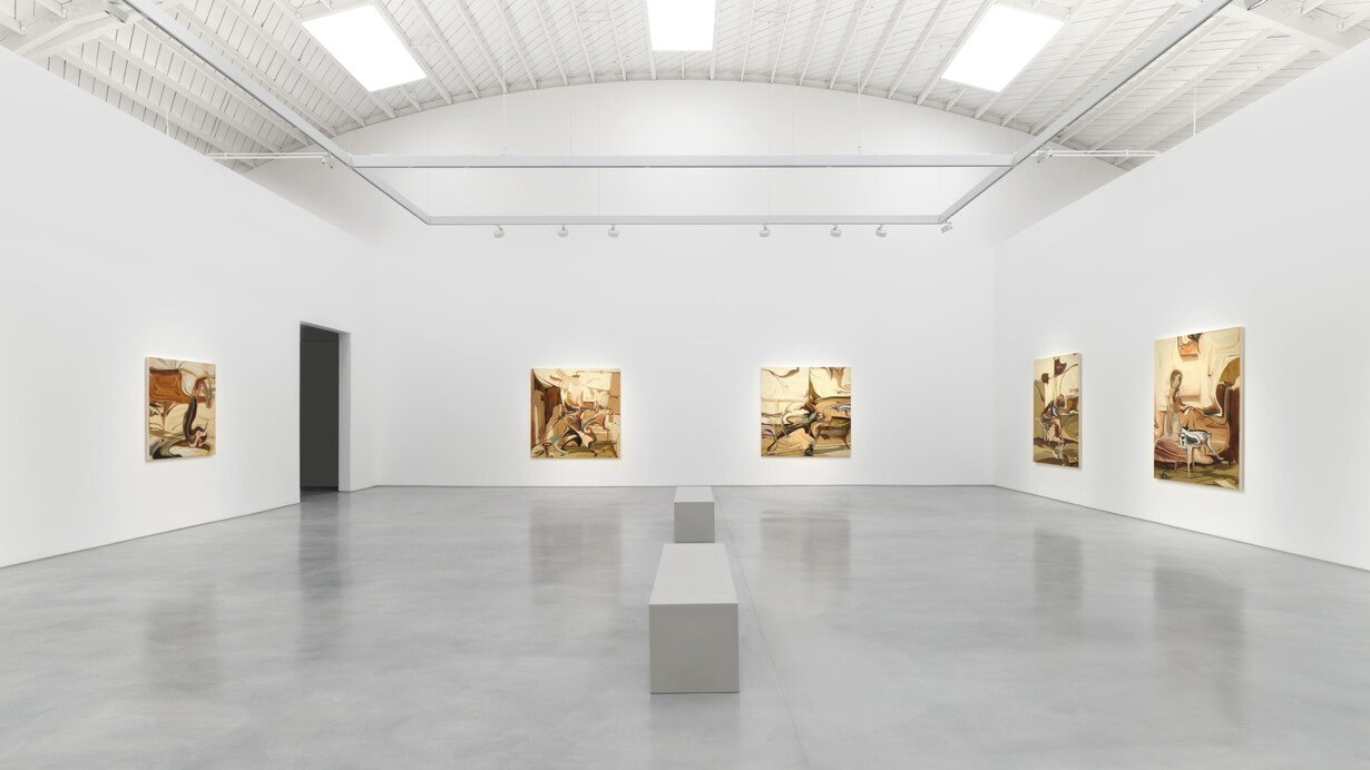 Luke Agada, Between two suns, exhibition view. Courtesy of Roberts Projects 