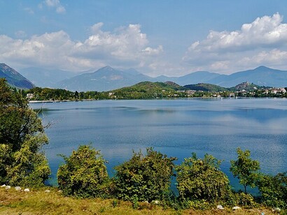 Lago Grande di Avigliana, Torino, Italia