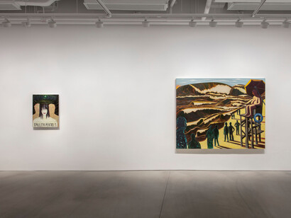 Nicole Eisenman, Fallen angels, exhibition view. Courtesy of Hauser & Wirth