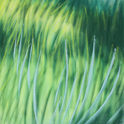 Robert Zandvliet, 
Le Jardin III, 2021,
Egg Tempera on Linen,
90 x 80 cm / 35 1/2 x 31 1/2 in