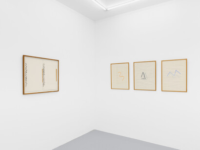 Bernard Villers, Collage, décollage, recollage, exhibition view. Courtesy of Irène Laub Gallery