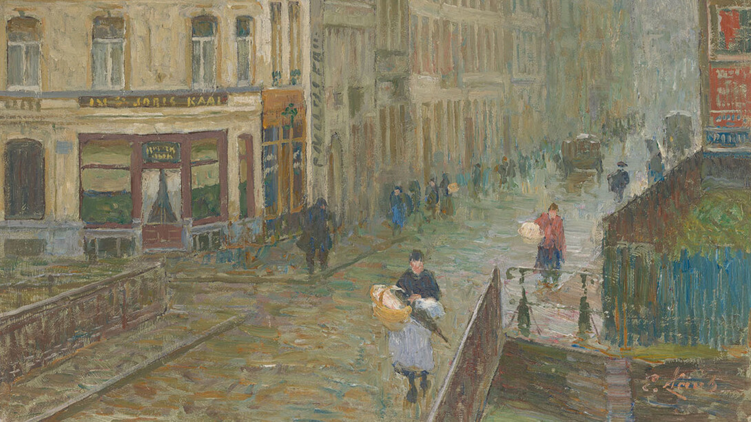 Le récit de Gand, œuvre présentée dans l’exposition. Avec l’aimable autorisation du STAM