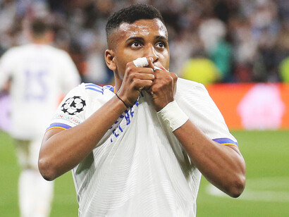 Rodrygo Silva de Goes, delantero del Real Madrid con un alto rendimiento en la pasada temporada 2021-2022