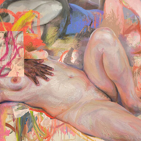 Jenny Saville, Gaze, werk in der ausstellung. Mit freundlicher genehmigung des Albertina Museums