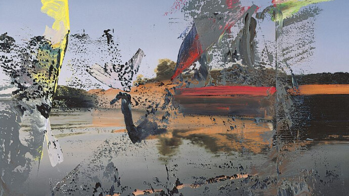 Gerhard Richter. Courtesy of Kunstforum Wien