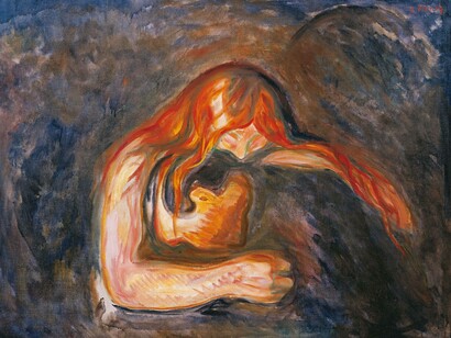 Edvard Munch, Vampire, 1917 © Würth Collection, Leopold Museum, Vienna, Austria