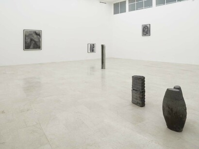 Foreign bodies. John Coplans & June Crespo, installation view, 2018, P420 Bologna. Ph C. Favero