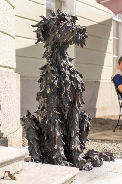 Patrick O'Reilly, Irish wolfhound. Courtesy of Gormleys