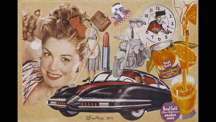 Andy Warhol and Eduardo Paolozzi. Courtesy of National Galleries of Scotland