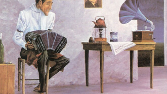 Cuadro de Sigfredo Pastor (1912-1994), uno de los artistas que mejor ha retratado el mundo del tango