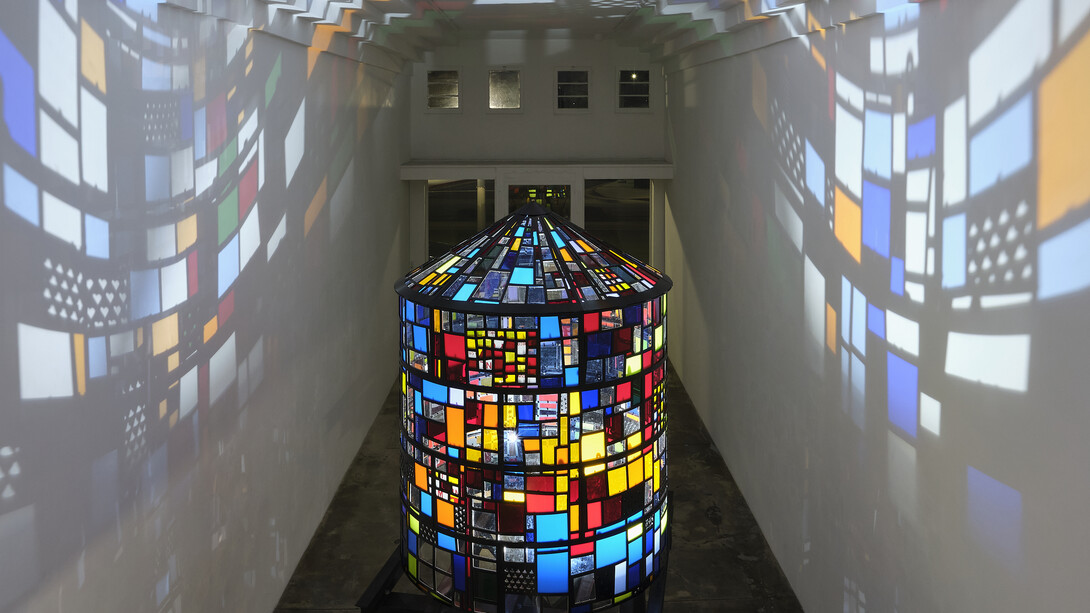 Tom Fruin, Beacon, exhibition view. Courtesy of Lowell Ryan Projects