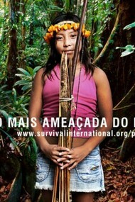 Imagem da campanha em solidariedade com os awá