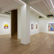 Mr., What the season left behind. Hm The sky's clearing up, exhibition view. Courtesy of Lehmann Maupin