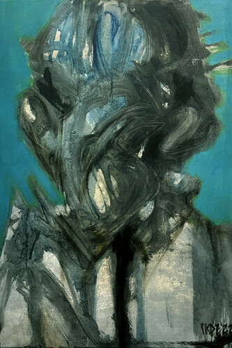 Kristian David, Fly-man with tie, 2022. Courtesy of Kristian David