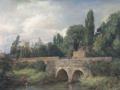 John Constable. Gillingham Bridge 