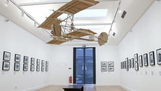 Keith Roberts, Flying Machine, 2016, Bamboo, wood, paper and string (detail)