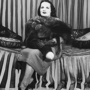 Yesmine Ben Khelil, Une femme (detail), un tigre et une cage (I) 2015, Mixed media, 12h x 27w cm, Vintage image sourced from Beit el Bennani, courtesy of the artist and Selma Feriani Gallery