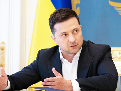 Ukrainian president, Volodymyr Zelensky