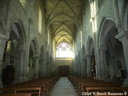 Interior of the Abady of the Palace Doria Pamphili