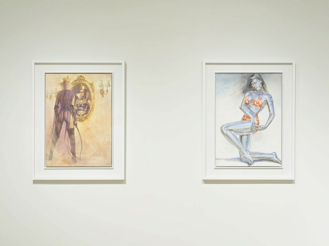 Sorayama, Exhbition view. Courtesy of Jacob Lewis Gallery