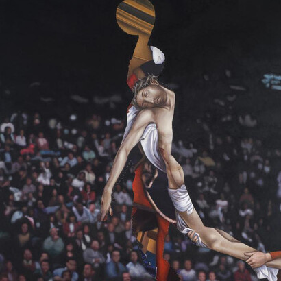 Fragments of a Crucifixion. Courtesy of MCA Chicago