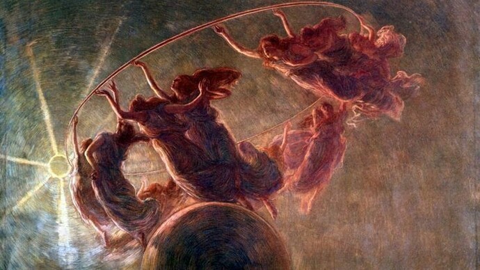 Gaetano Previati, Il carro del sole