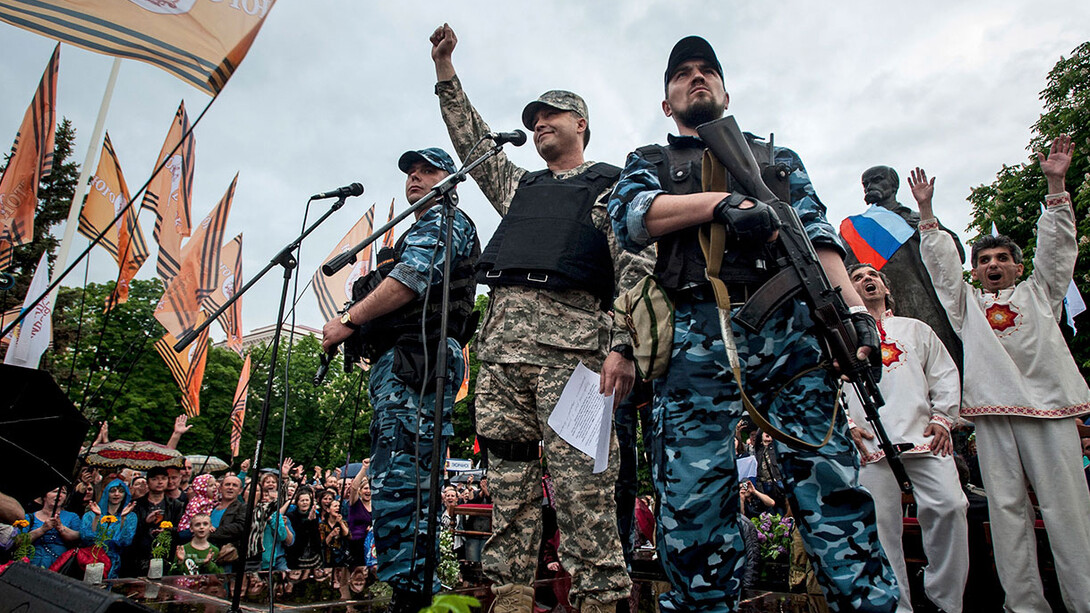 Pro Russian rebelles
