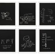 Jean-Michel Basquiat, Anatomy (detail), 1982. Courtesy of Krakow Witkin Gallery