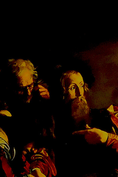 Berufung des Hl. Matthäus, Caravaggio, 1599/1600