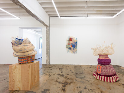 Dee Clements, Late bloomer, exhibition view. Courtesy of Nina Johnson Gallery