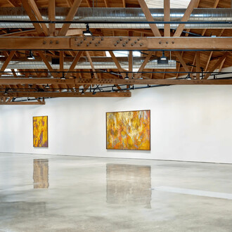 Christina Kimeze, Long loops, exhibition view. Courtesy of Hauser & Wirth Gallery