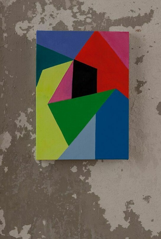 Nicola Melinelli, Senza titolo, olio su tela, 21 x 30, 2013