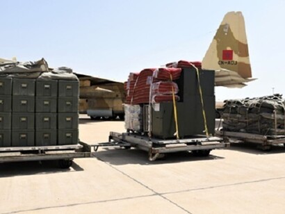 The Kingdom of Morocco assist in solidarity and humanitarian action its brotherly friendly countries