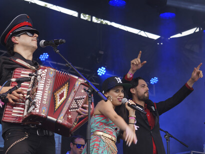 Mariel Mariel with Mexican Dubwiser at Ruido Fest 2015. Photo credit: Catalina María Johnson 