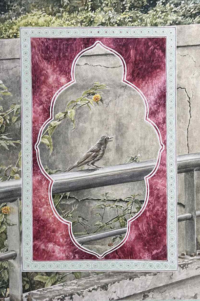 On the celadon as pure form, artwork in exhibition (detail). Courtesy of Kate Oh Gallery