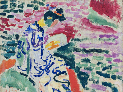 Henri Matisse; La japonesa: mujer junto al agua, 1905, MOMA (detalle)