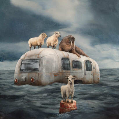 Tyson Grumm, Oceansteam (Anchored and adrift). Courtesy of Patricia Rovzar Gallery 