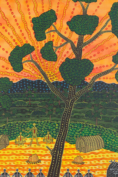 Ever present. First peoples art of Australia, artwork in exhibition. Courtesy of the National Gallery of Australia