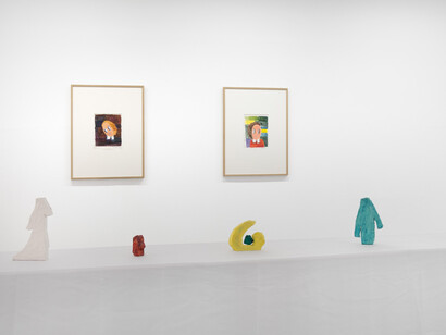 Adrian Altintas and André Butzer, exhibition view. Courtesy of Galerie Bernd Kugler