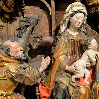 Adoration of the Magi from Braunfels Castle. Courtesy of Museum Schnütgen