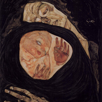 Egon Schiele, La madre morta (1910), Vienna, Leopold Museum