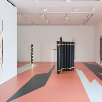 Strips, trunks, trees and dots, exhibition view. Courtesy of Taka Ishii Gallery 